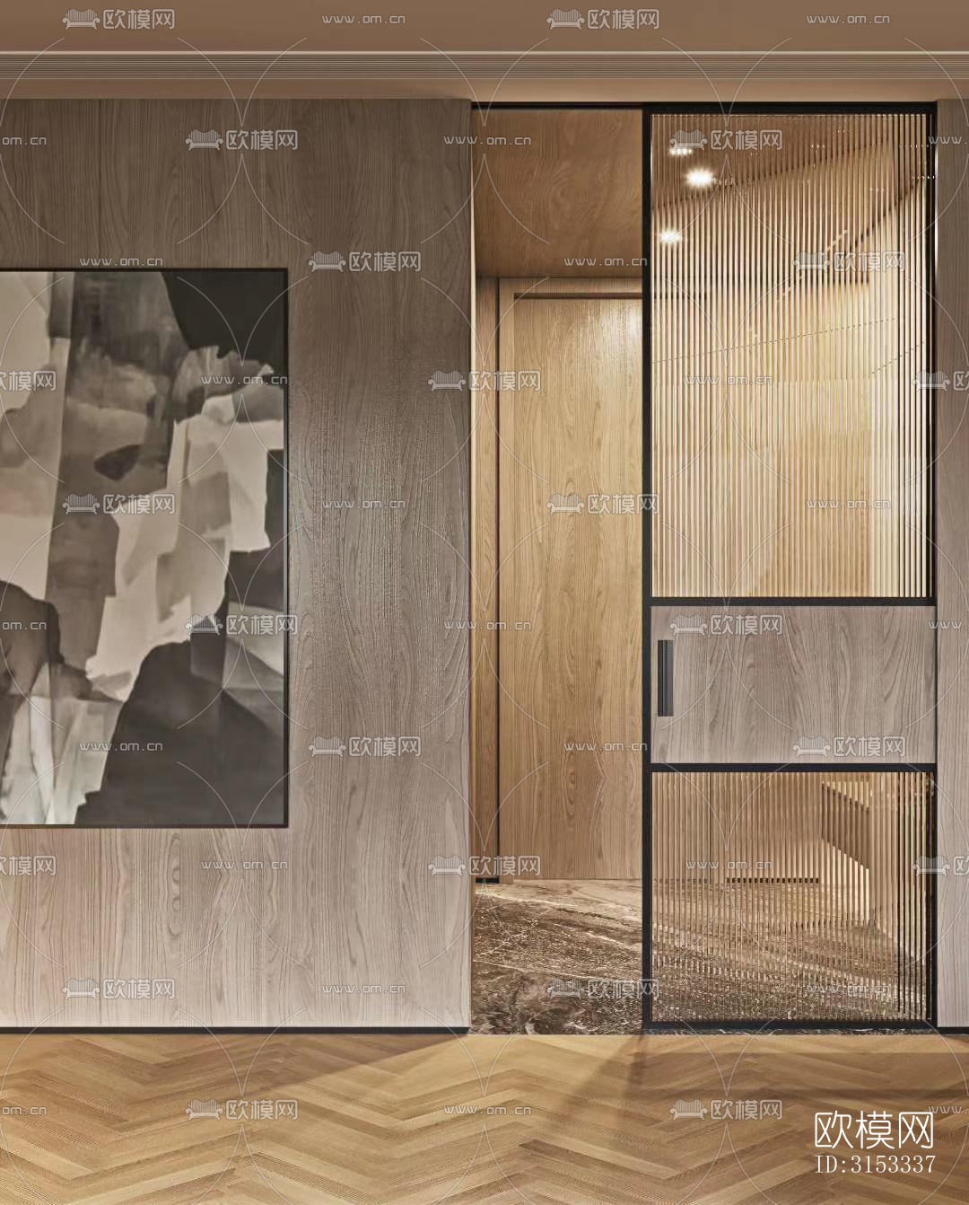 现代客厅效果图下载（渲染图6）