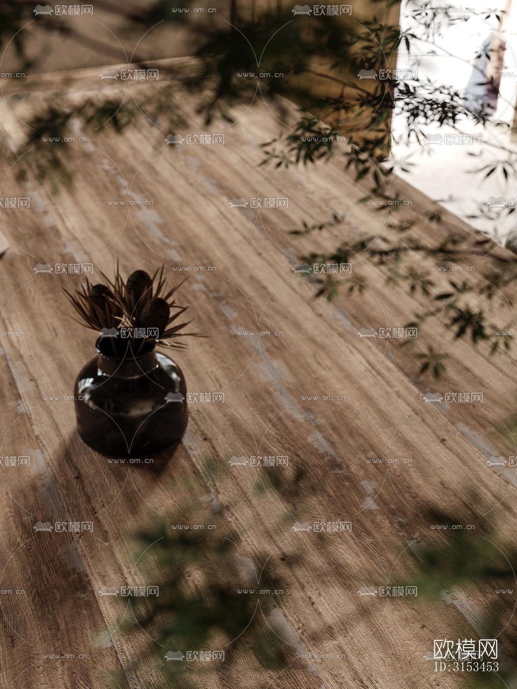 侘寂餐厅效果图下载（渲染图3）