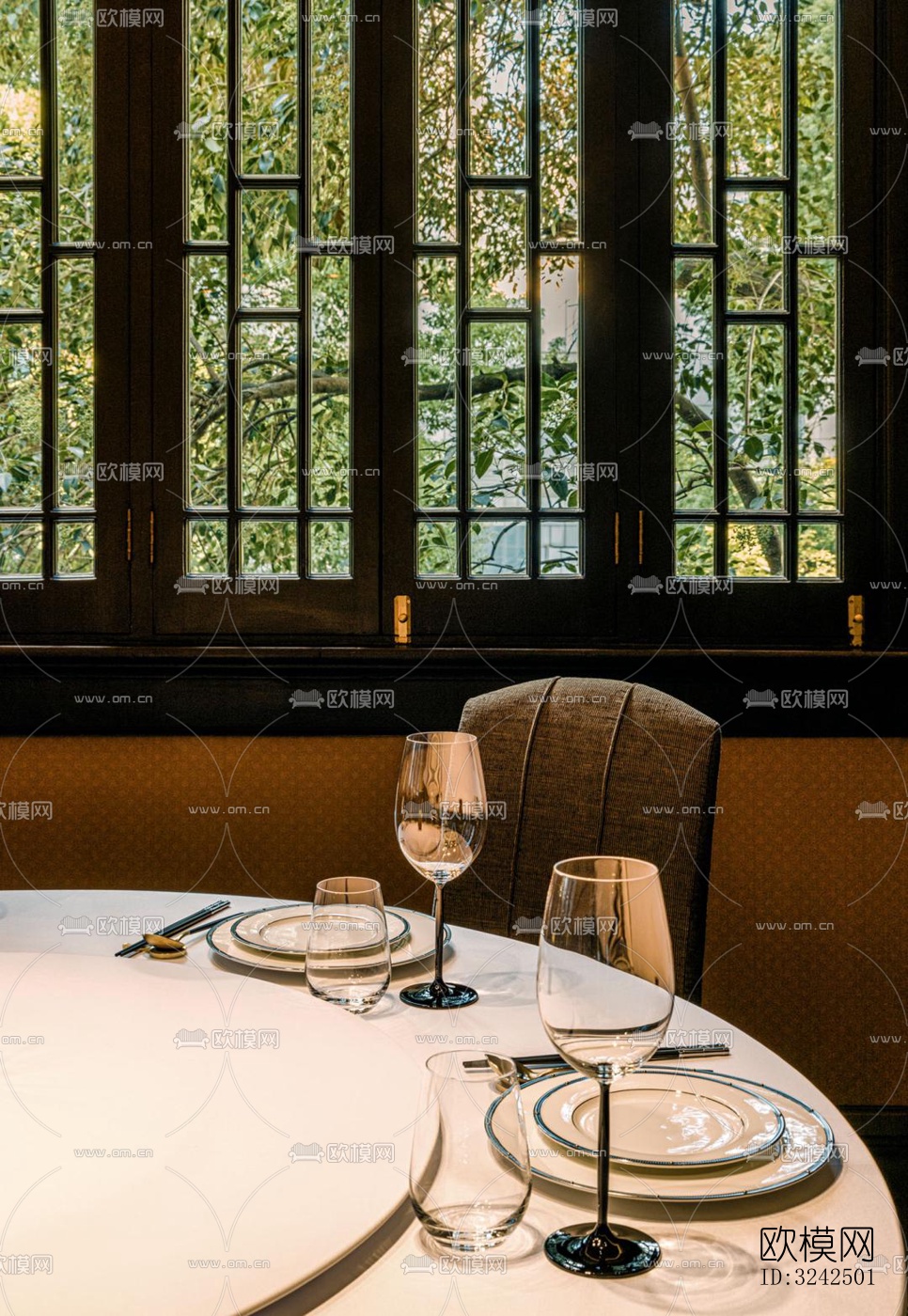 东南亚中餐厅效果图下载（渲染图14）