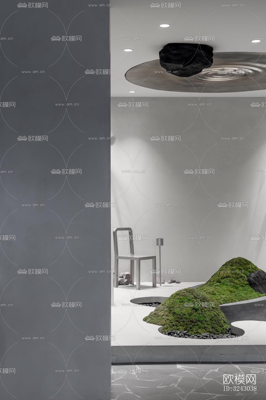 现代咖啡奶茶效果图下载（渲染图2）