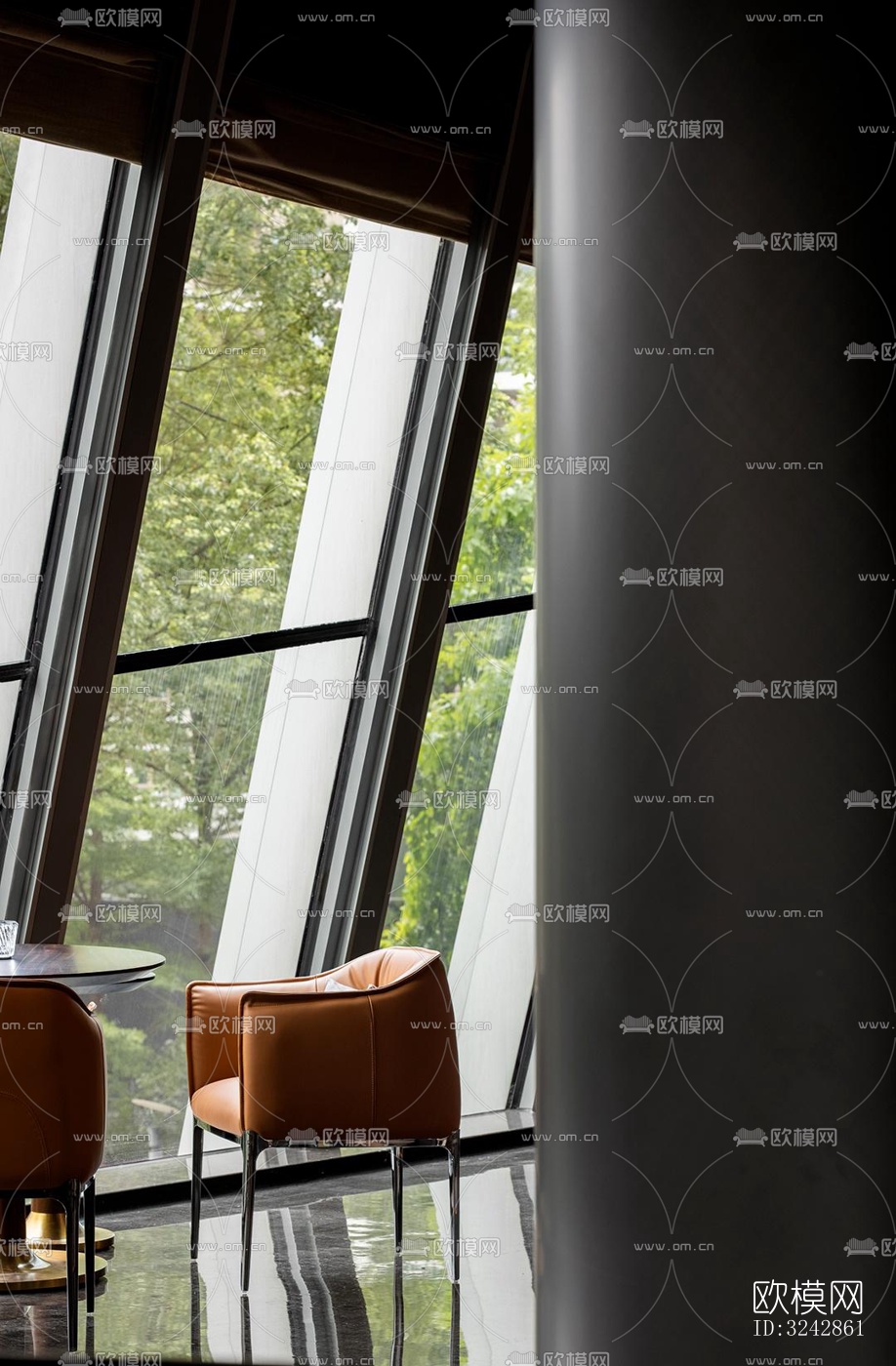 新中式中餐厅效果图下载（渲染图15）