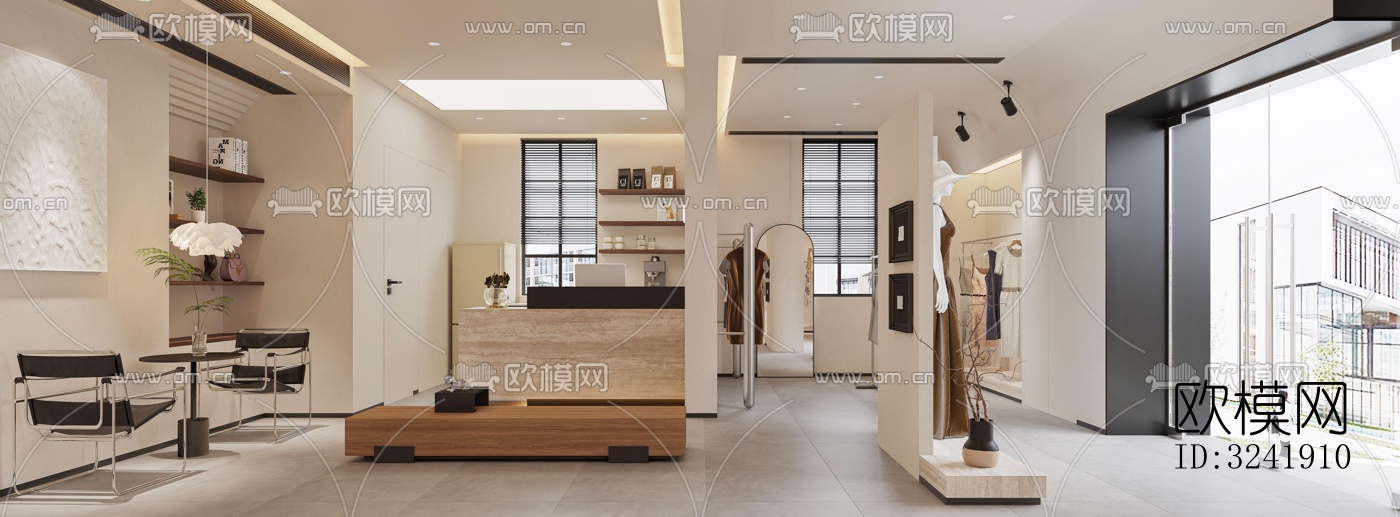 现代零售店铺效果图下载（渲染图4）