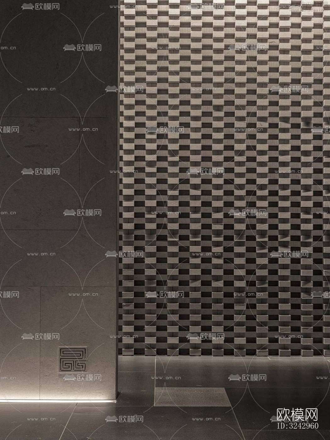 现代中餐厅效果图下载（渲染图12）