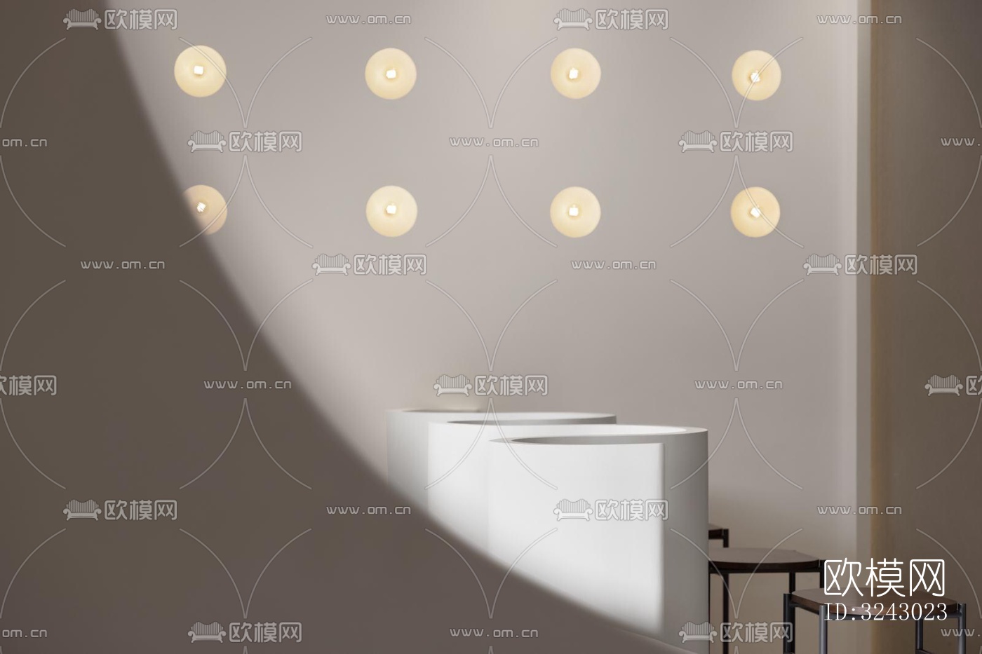 现代咖啡奶茶效果图下载（渲染图5）