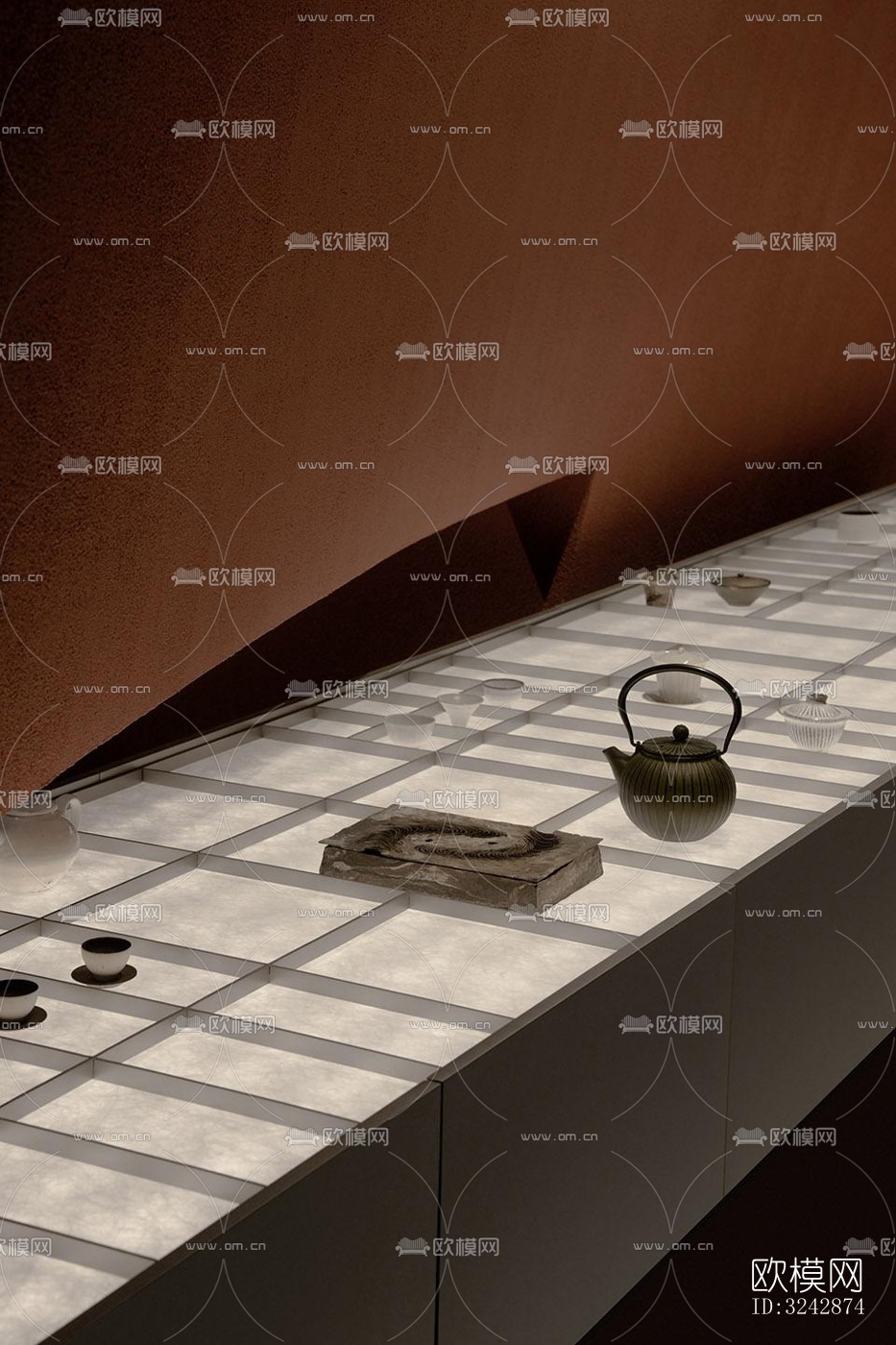 日式中餐厅效果图下载（渲染图4）