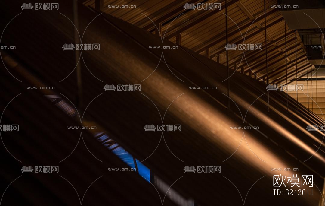 新中式中餐厅效果图下载（渲染图2）