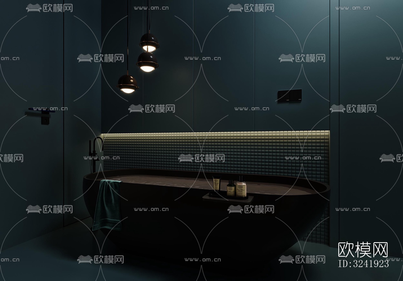 现代公寓效果图下载（渲染图2）