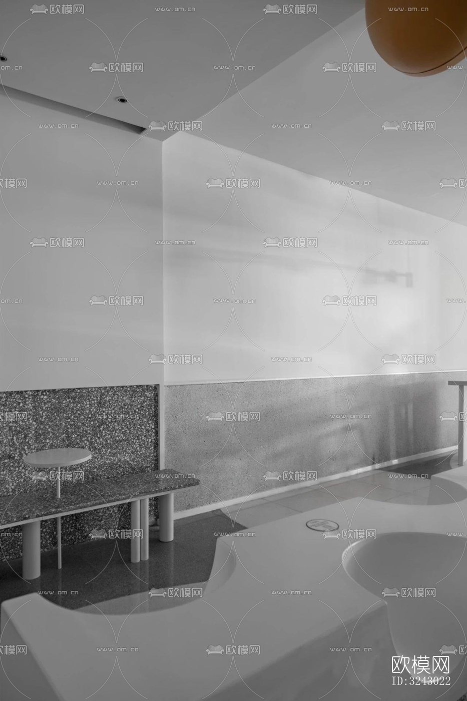 现代咖啡奶茶效果图下载（渲染图15）