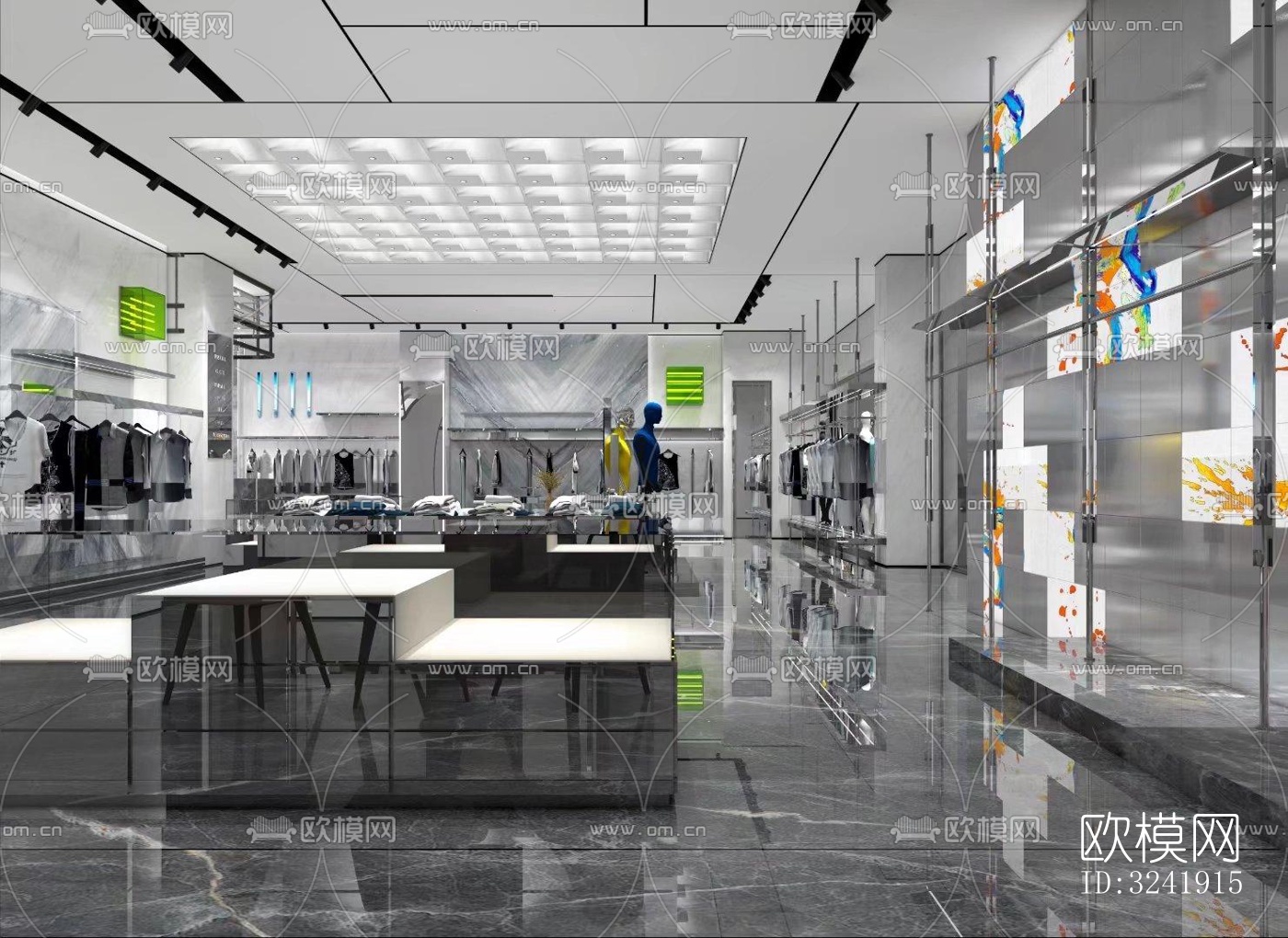 现代零售店铺效果图下载（渲染图4）