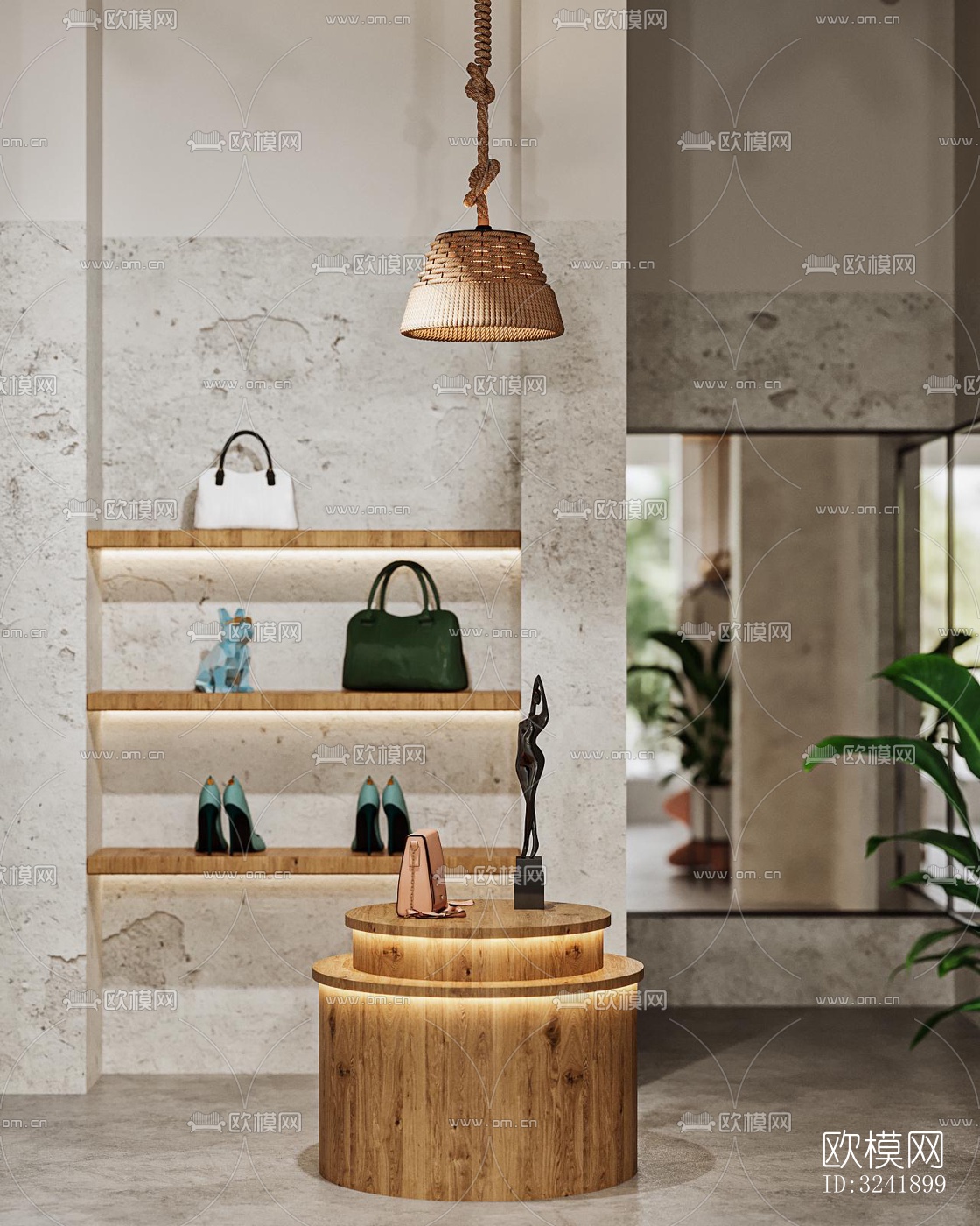 侘寂零售店铺效果图下载（渲染图6）