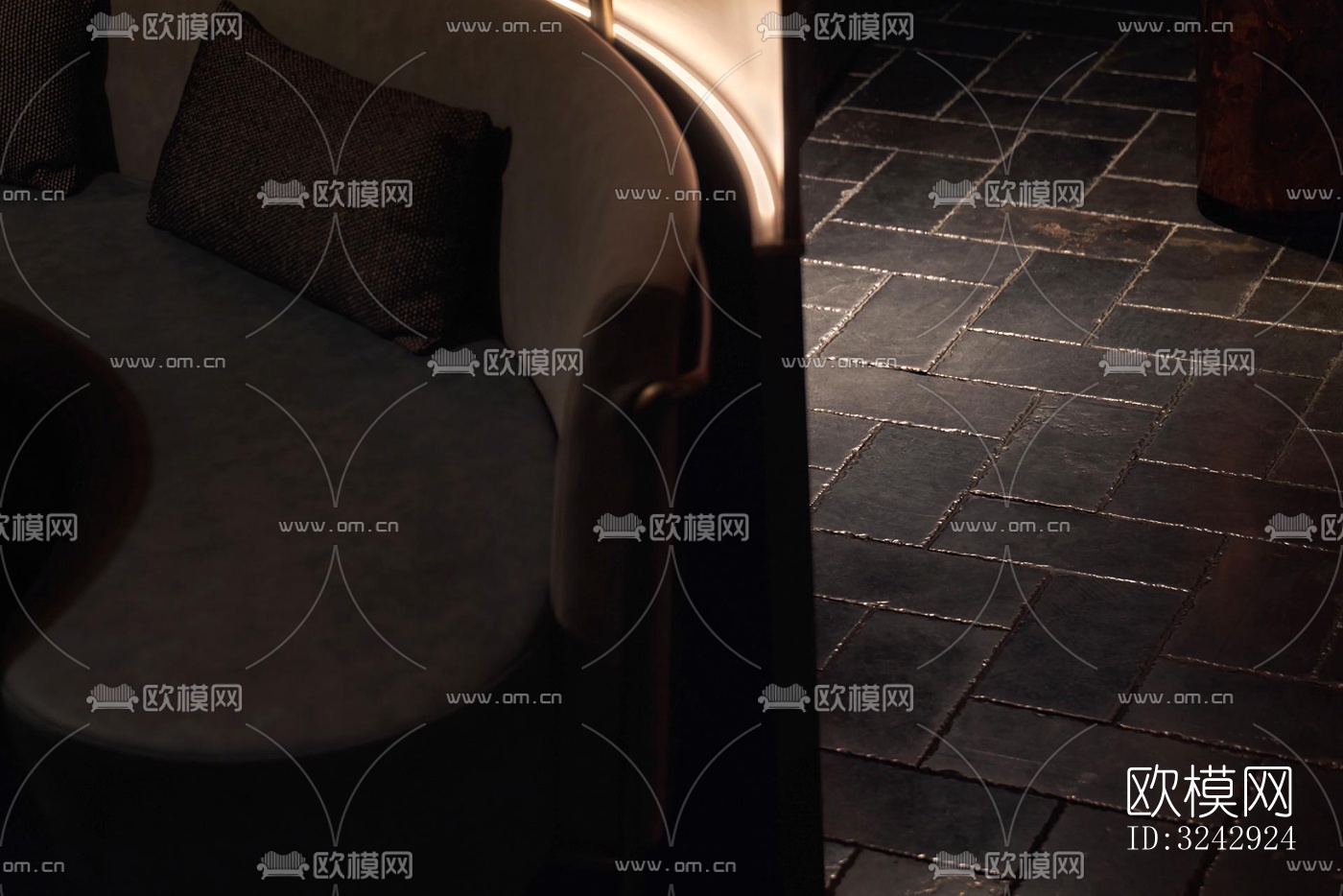 现代中餐厅效果图下载（渲染图13）