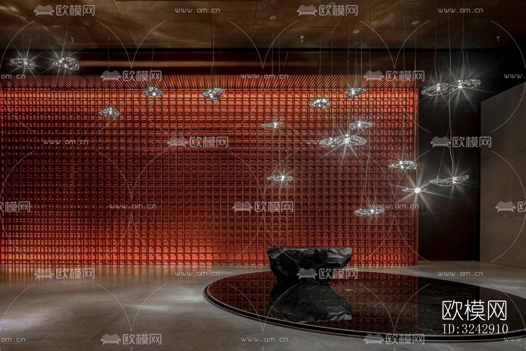 现代中餐厅效果图下载（渲染图17）