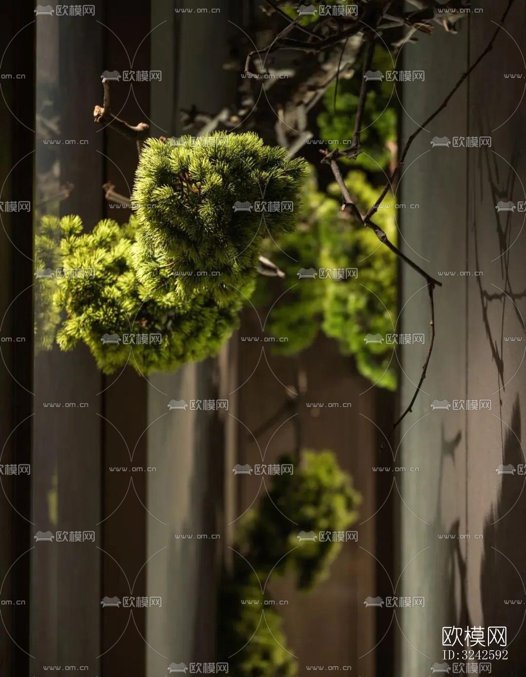 新中式中餐厅效果图下载（渲染图10）