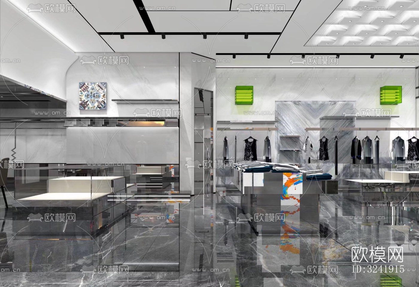 现代零售店铺效果图下载（渲染图6）