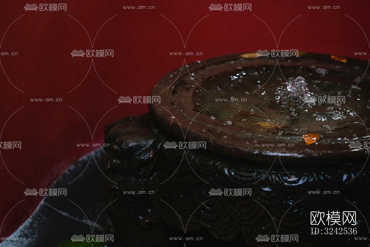 中式中餐厅效果图下载（渲染图17）