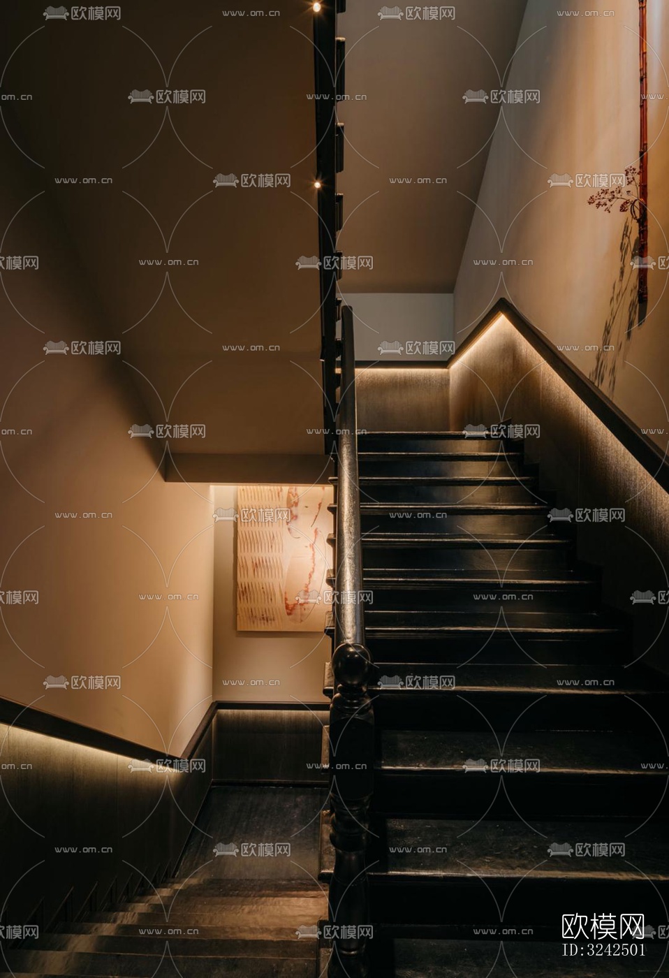 东南亚中餐厅效果图下载（渲染图8）