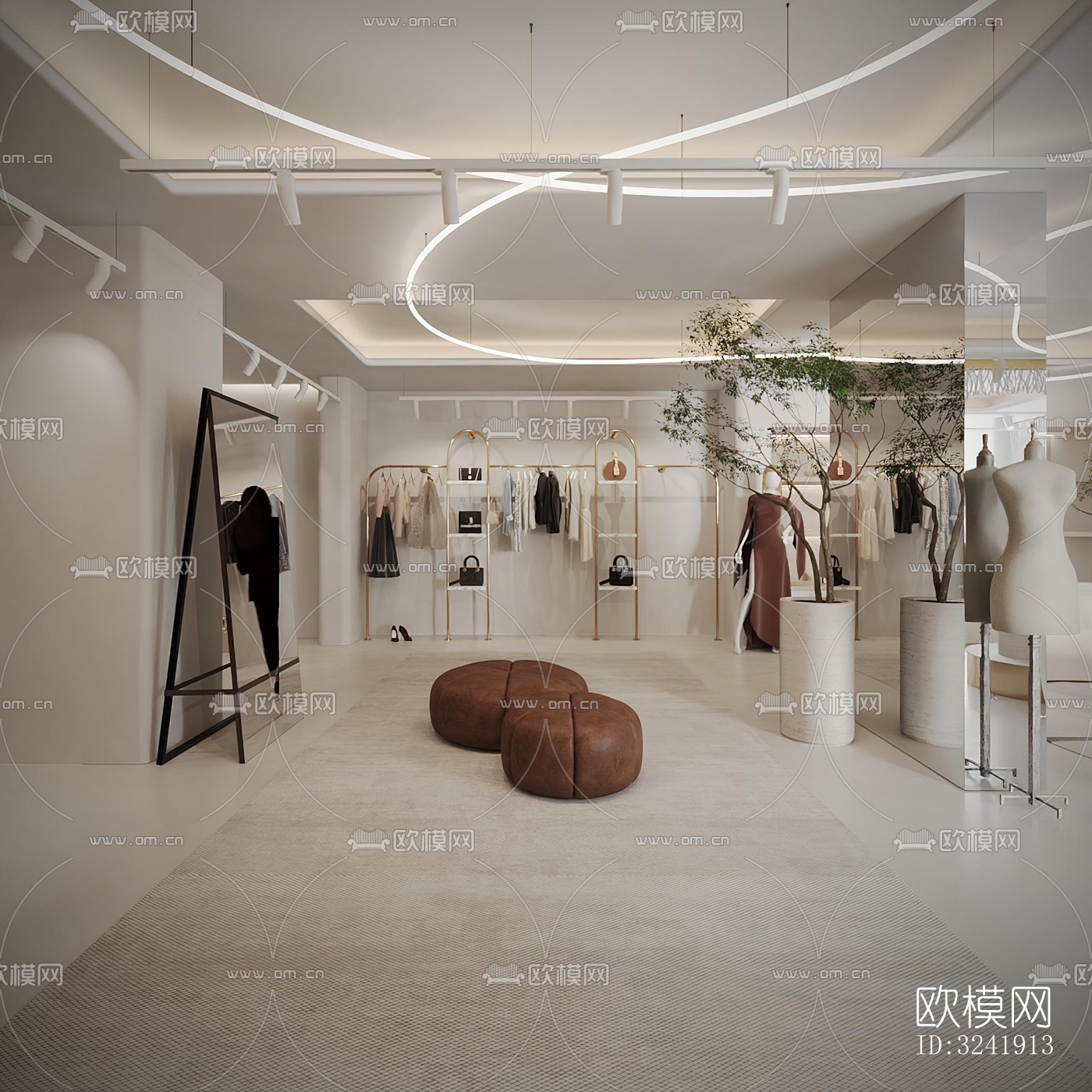 现代零售店铺效果图下载（渲染图1）