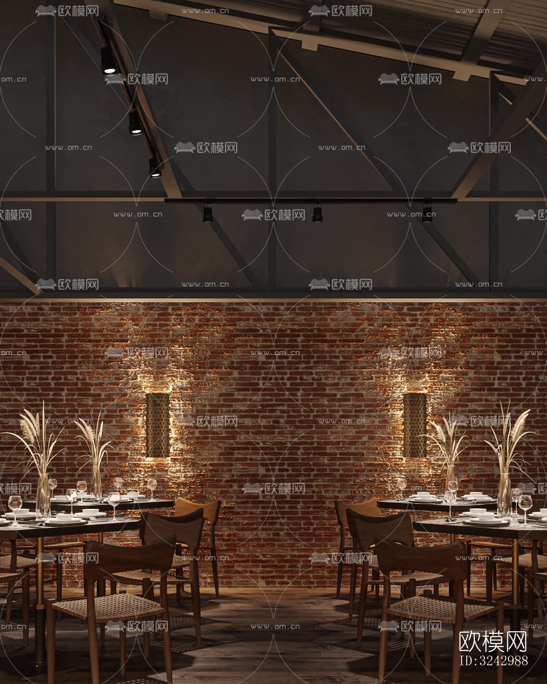 侘寂咖啡奶茶效果图下载（渲染图4）