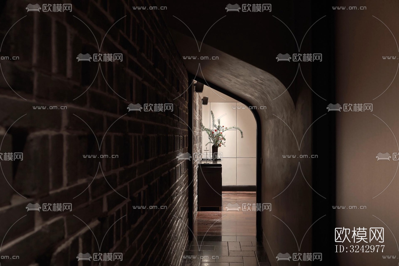 现代中餐厅效果图下载（渲染图16）