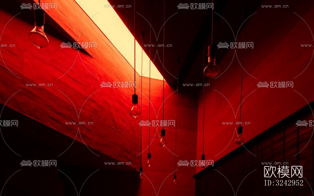 现代中餐厅效果图下载（渲染图13）