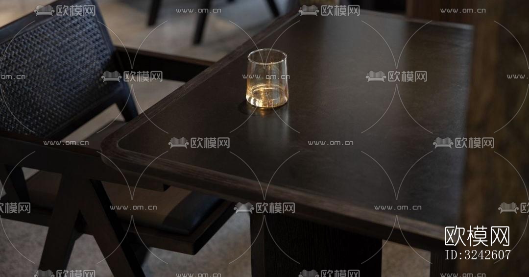 新中式中餐厅效果图下载（渲染图3）