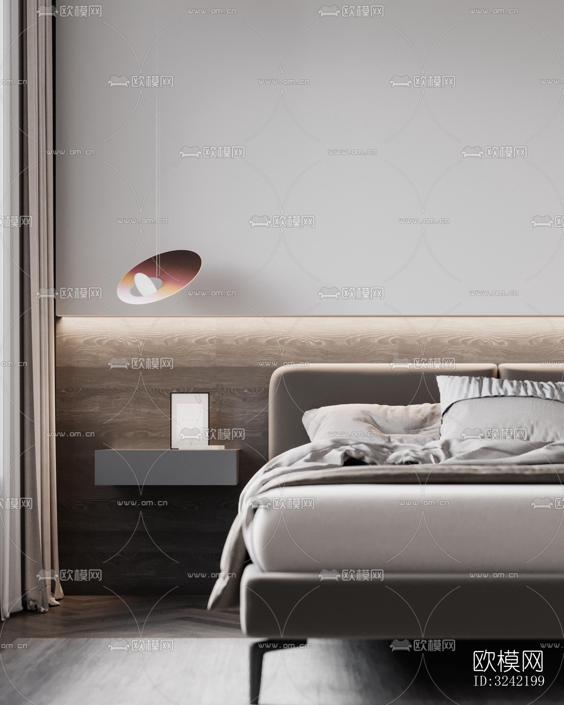 现代客餐厅效果图下载（渲染图13）