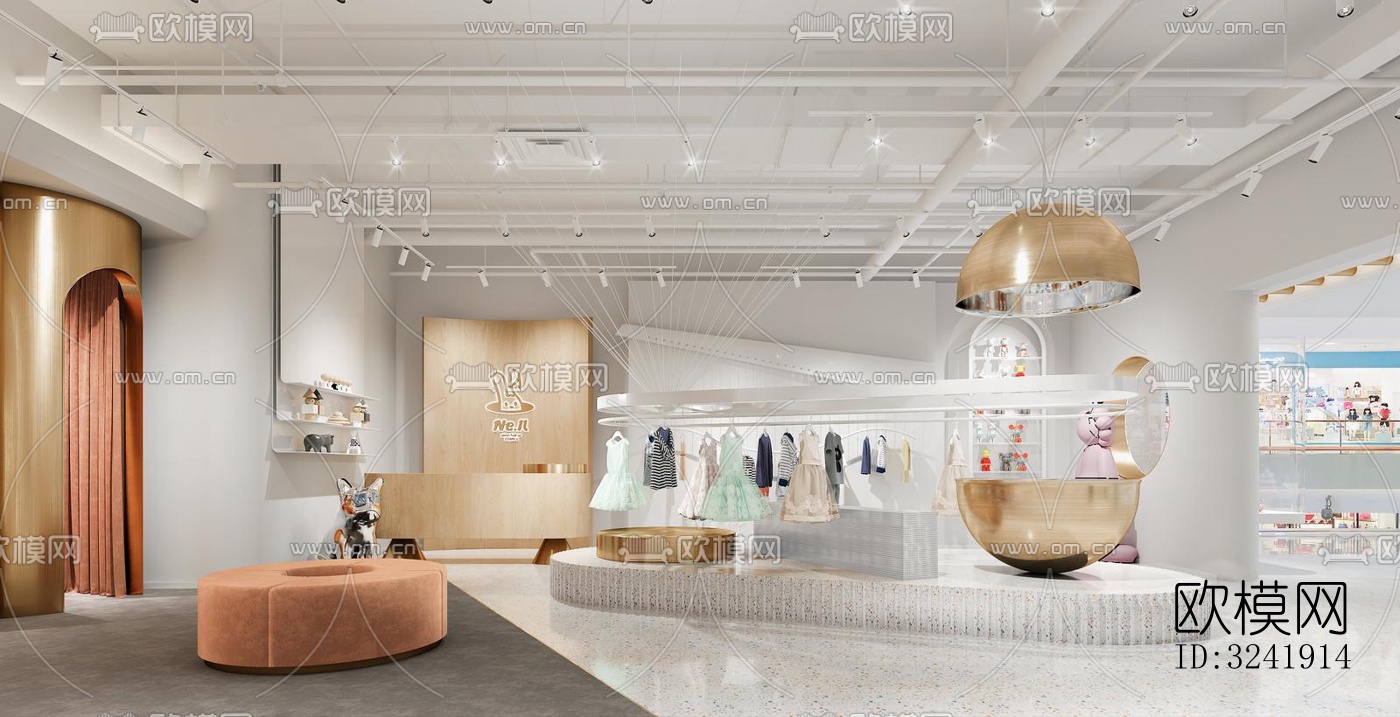 现代零售店铺效果图下载（渲染图1）