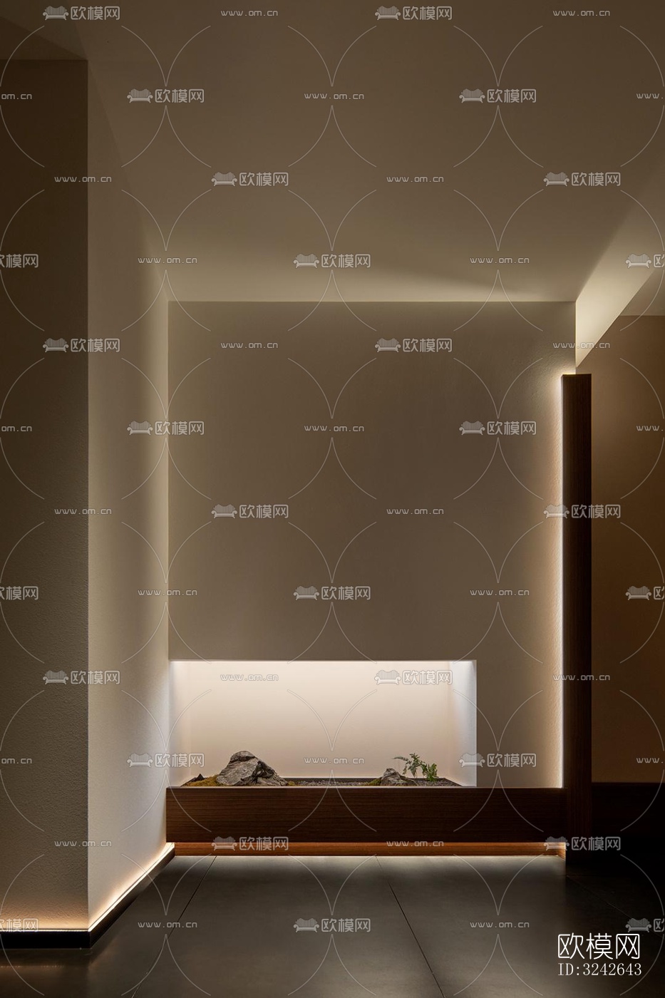 新中式中餐厅效果图下载（渲染图11）