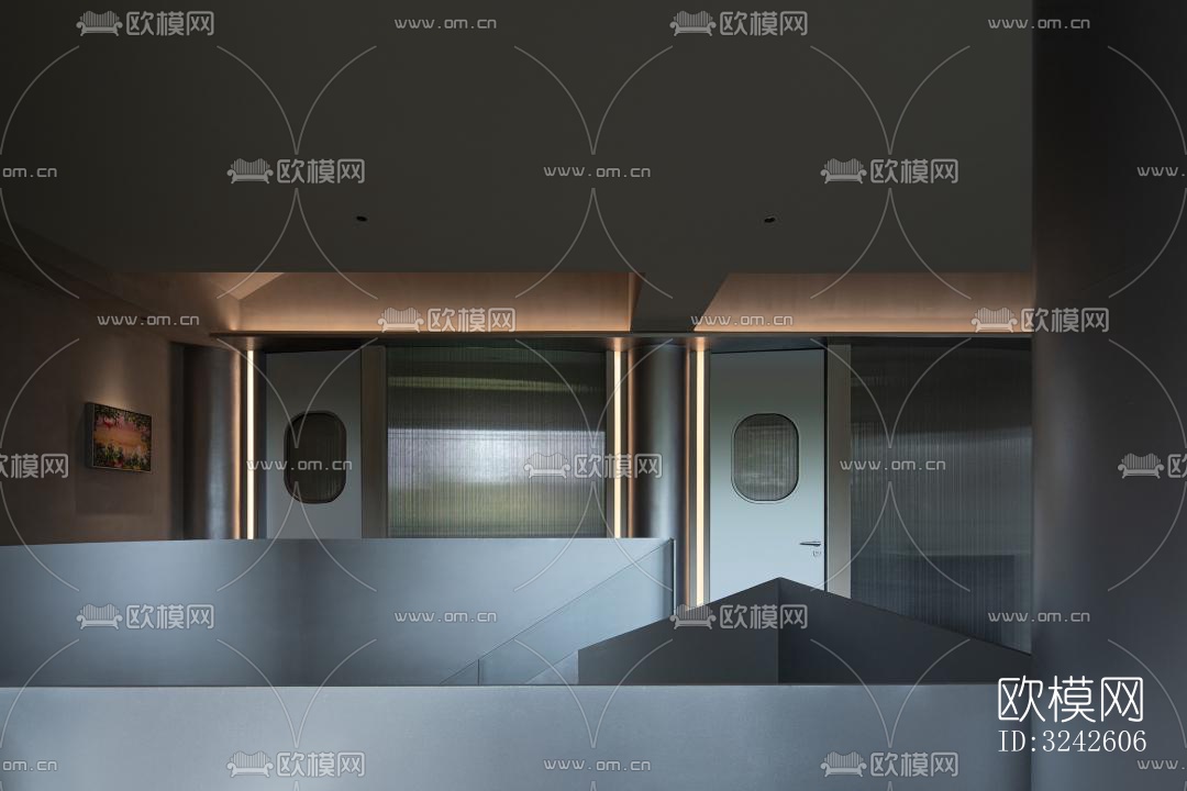 新中式中餐厅效果图下载（渲染图4）