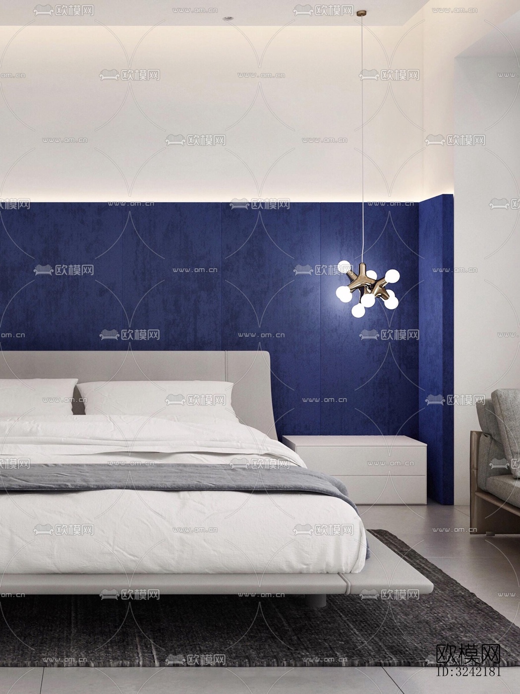 现代客餐厅效果图下载（渲染图10）