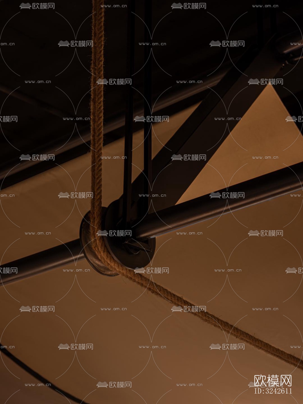 新中式中餐厅效果图下载（渲染图7）