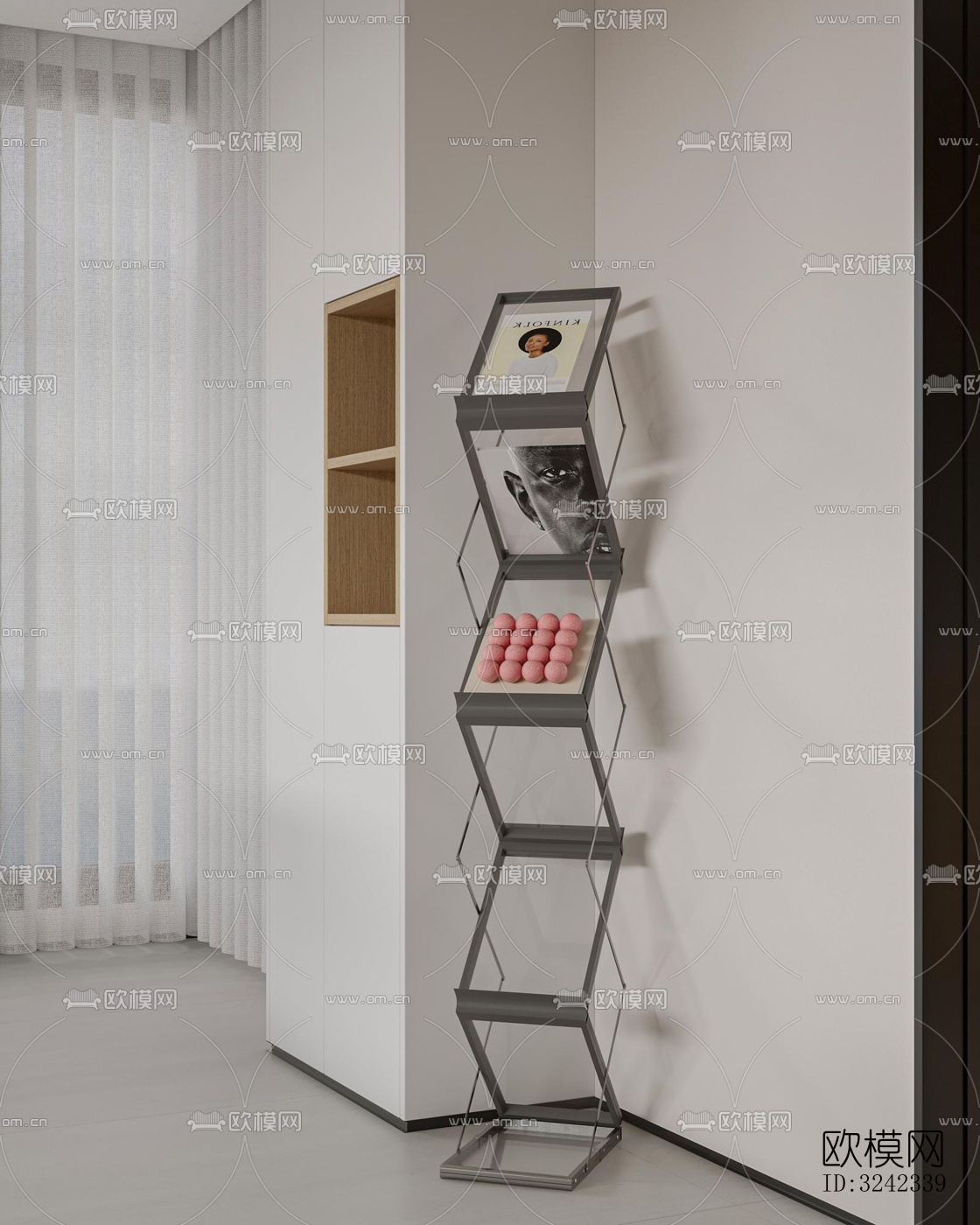 现代客餐厅效果图下载（渲染图3）