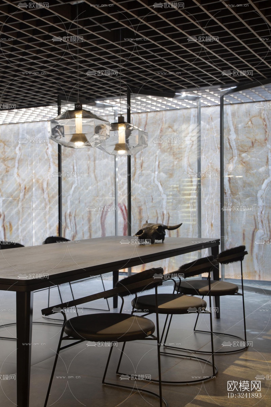 工业风展览展厅效果图下载（渲染图5）