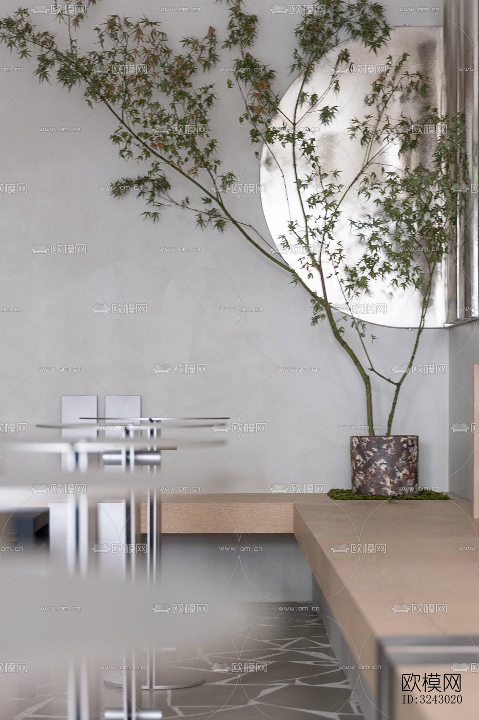 现代咖啡奶茶效果图下载（渲染图4）