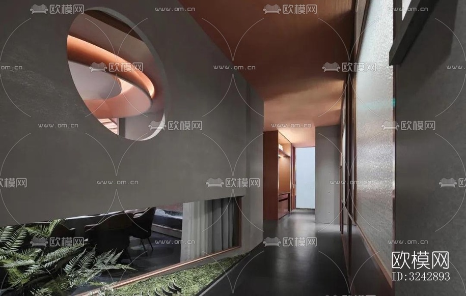 现代中餐厅效果图下载(渲染图15)
