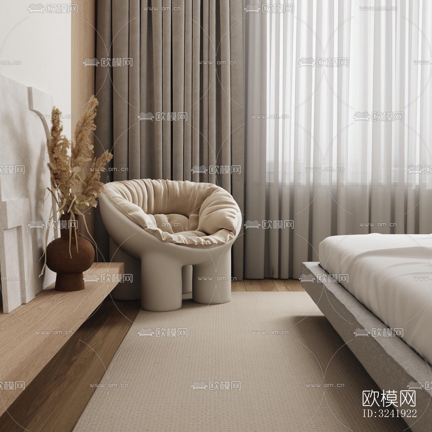 北欧公寓效果图下载（渲染图5）