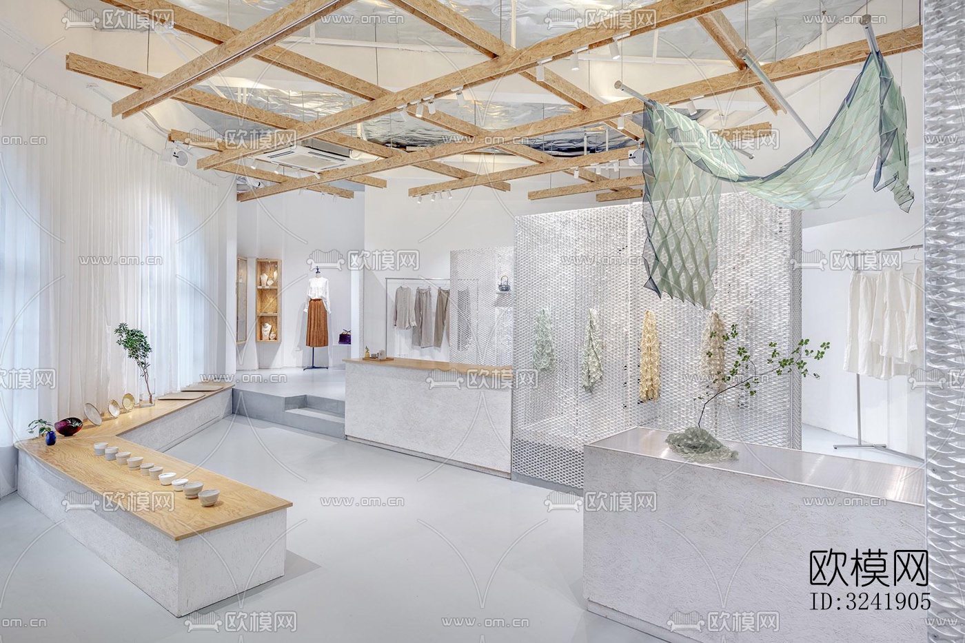 现代零售店铺效果图下载（渲染图2）