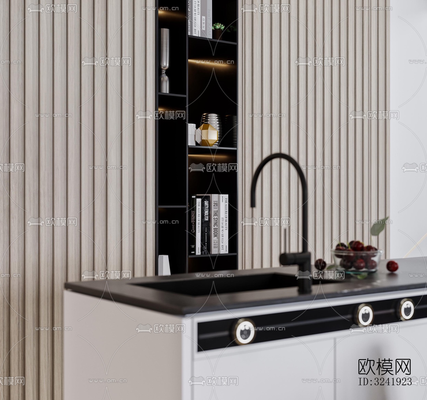 现代公寓效果图下载（渲染图3）