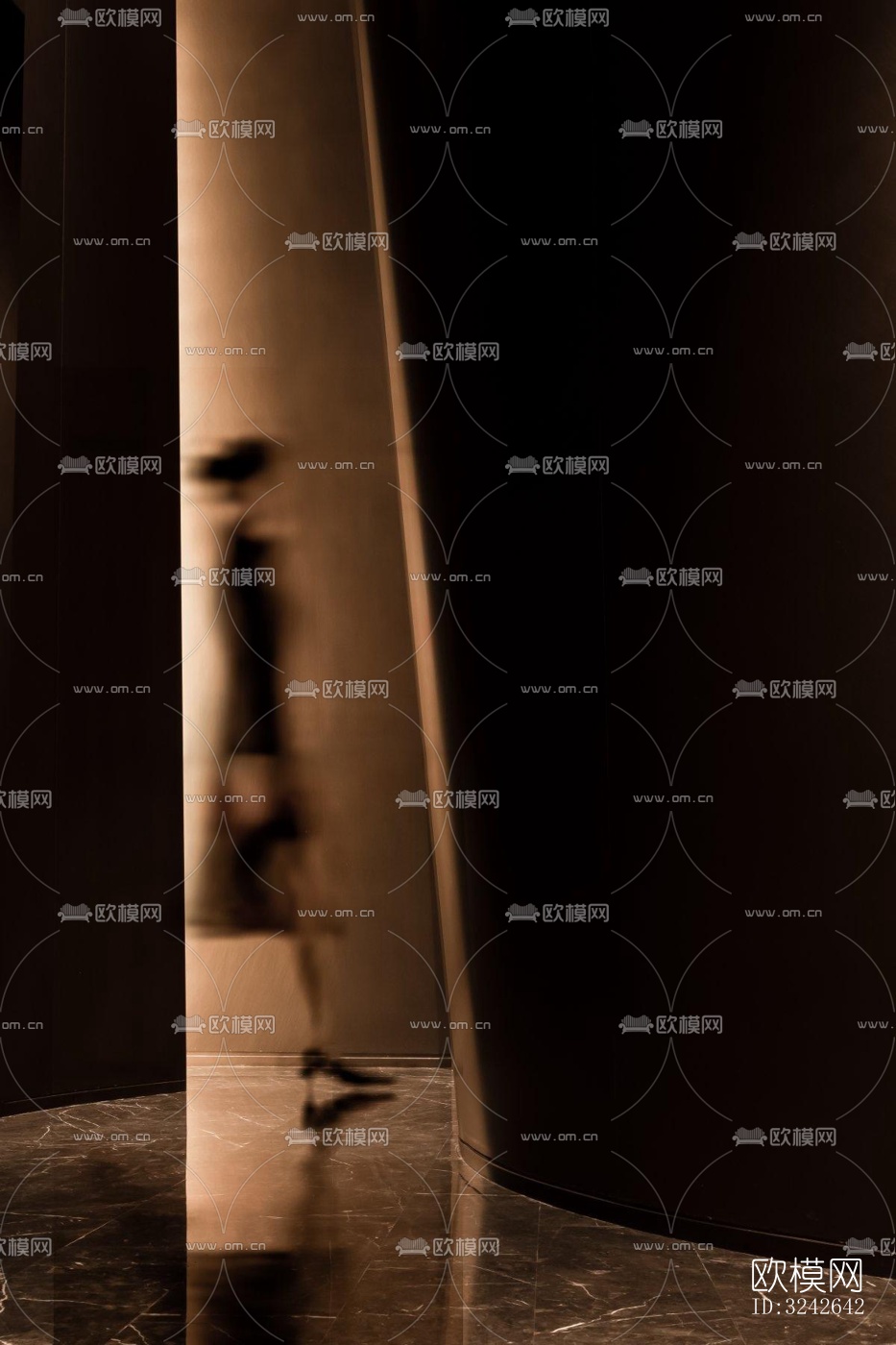 新中式中餐厅效果图下载（渲染图2）