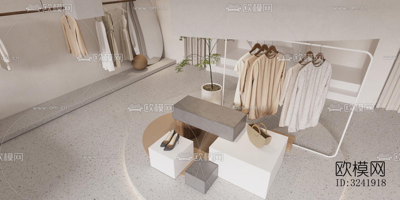 现代零售店铺效果图下载（渲染图2）