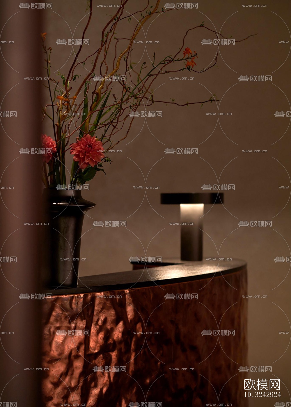 现代中餐厅效果图下载（渲染图15）