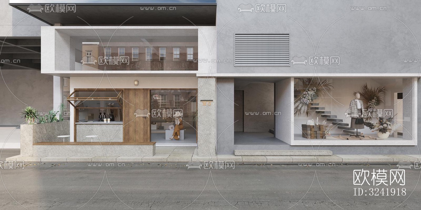 现代零售店铺效果图下载（渲染图10）