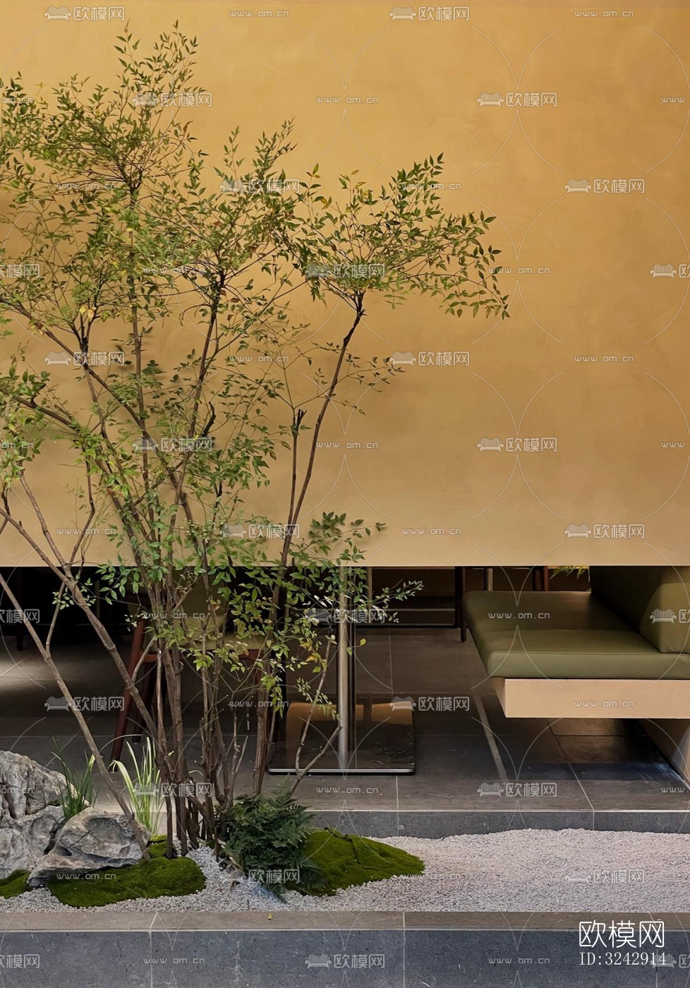 现代中餐厅效果图下载（渲染图6）