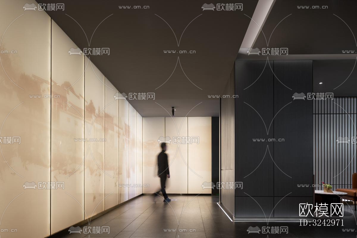 现代中餐厅效果图下载（渲染图6）