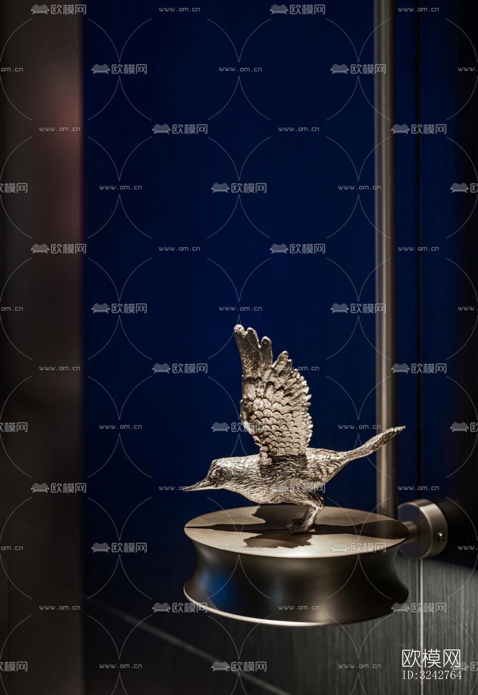 新中式中餐厅效果图下载（渲染图6）