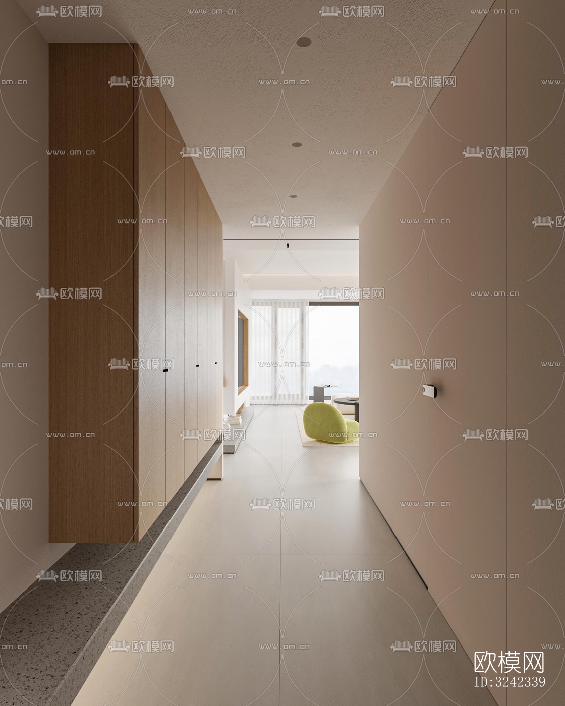 现代客餐厅效果图下载（渲染图10）