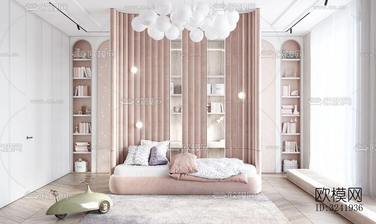 现代卧室效果图下载（渲染图9）