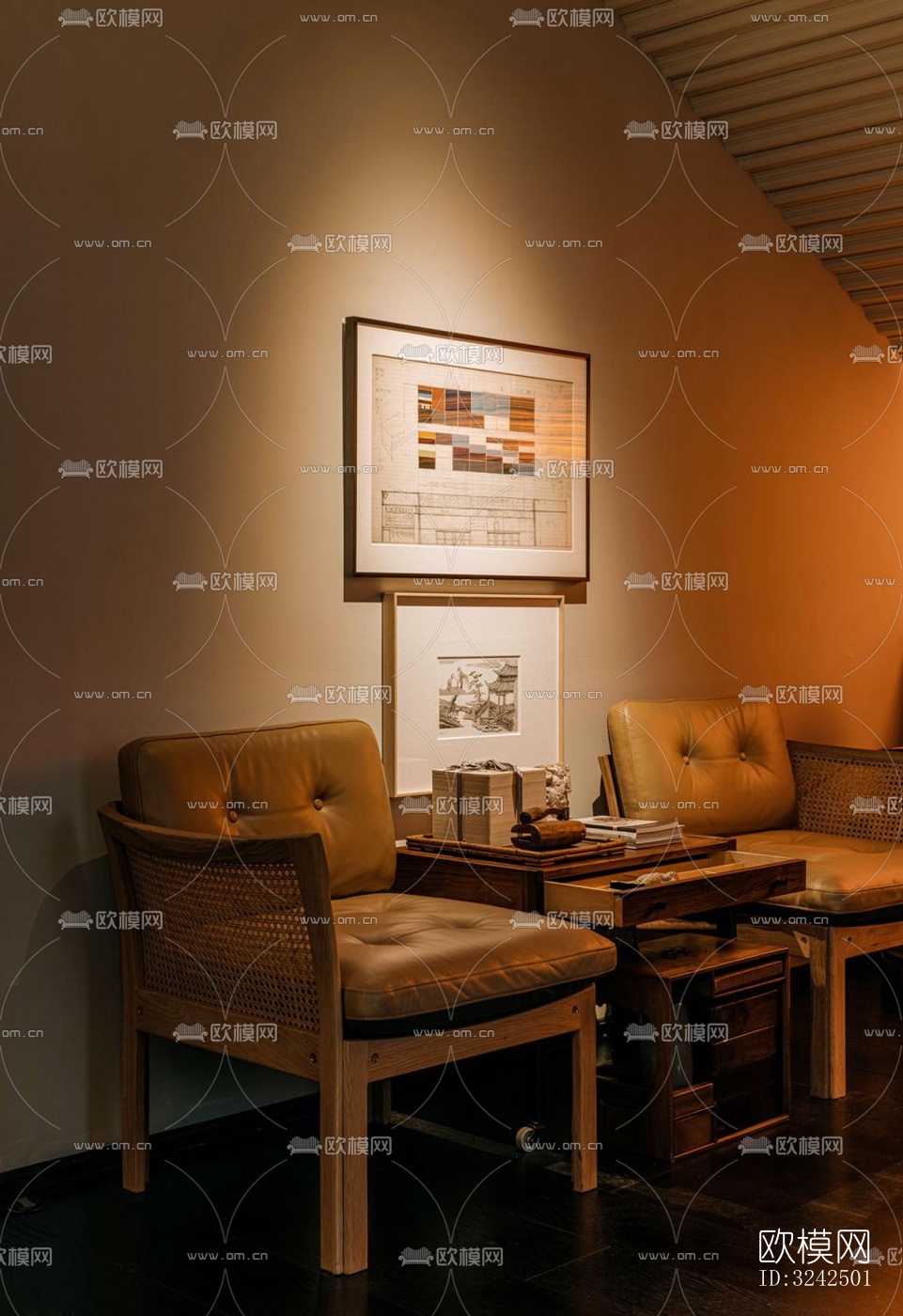 东南亚中餐厅效果图下载（渲染图19）