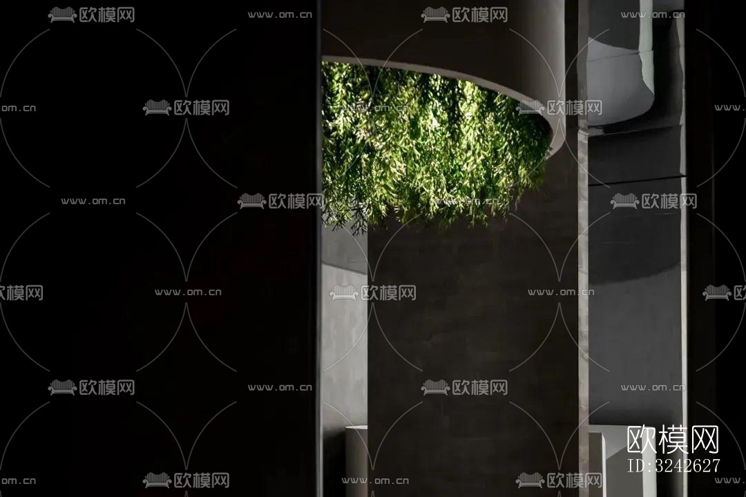 新中式中餐厅效果图下载（渲染图14）