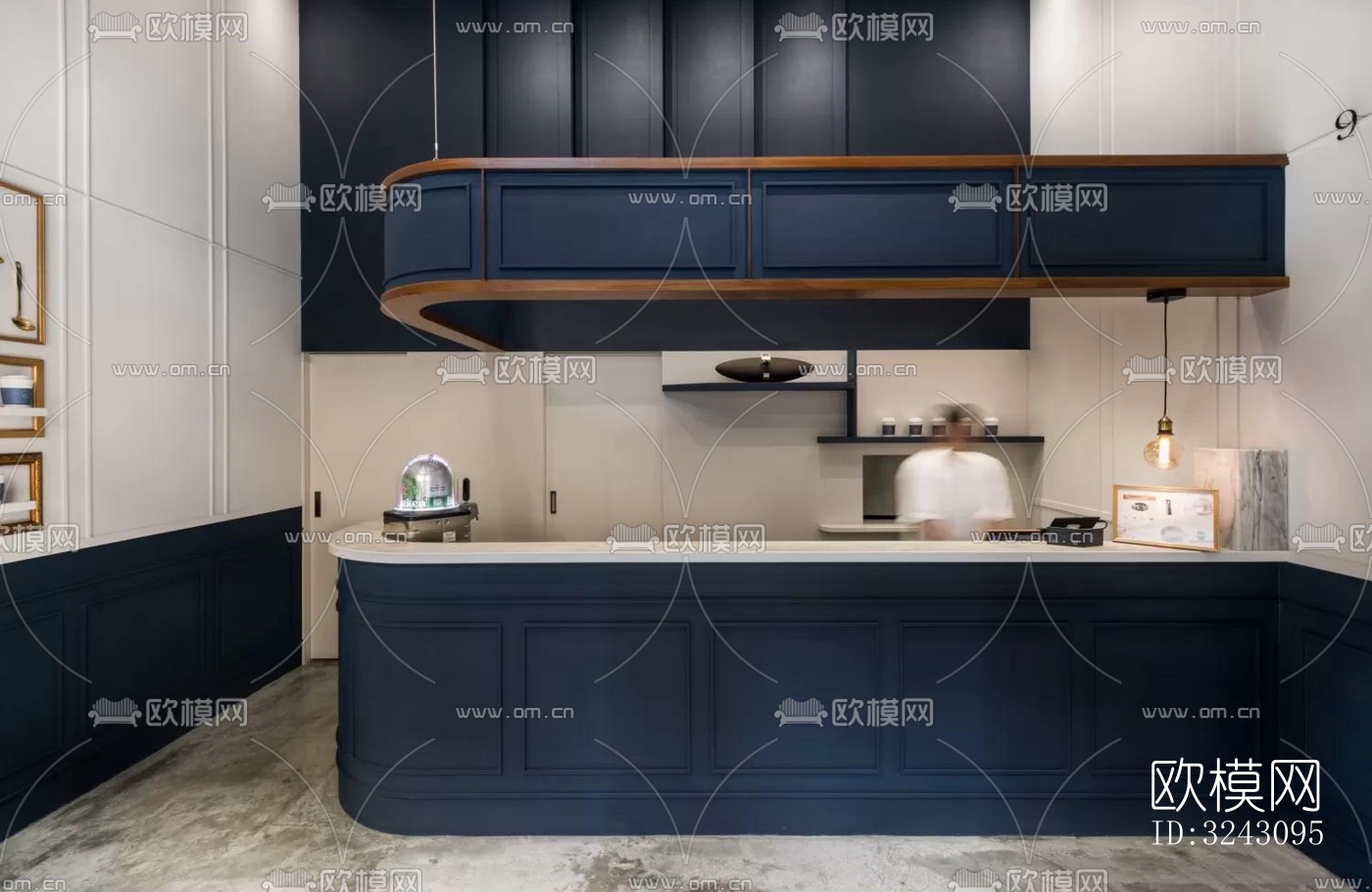 现代咖啡奶茶效果图下载（渲染图4）